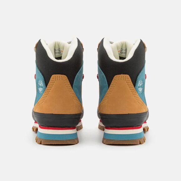 NEW TIMBERLAND Suede Euro Hiker Lace Up Boots Wheat for women 864mn - Picture 4 of 8